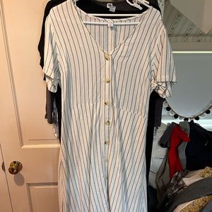 Old Navy Calf Length Dress, Size L